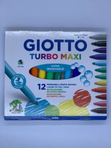 Canetas de feltro Giotto Turbo Maxi c/ 12